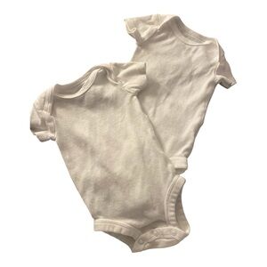 Carters Newborn Classic White Baby One Piece Set